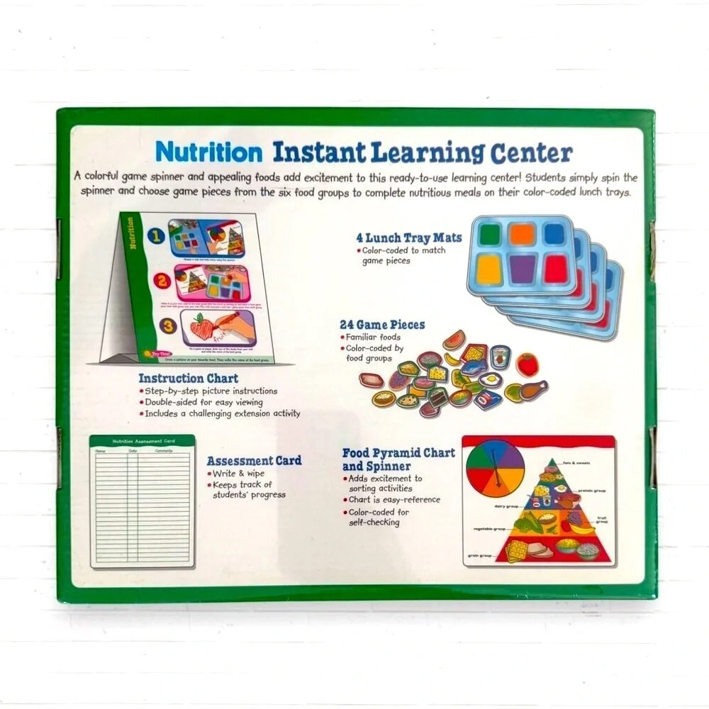 NEW Lakeshore Nutrition Instant Learning Center Kit Education Homeschool HandsOn